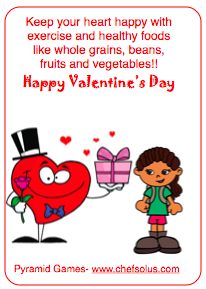 free valentines  card and healthy heart pages tips printables